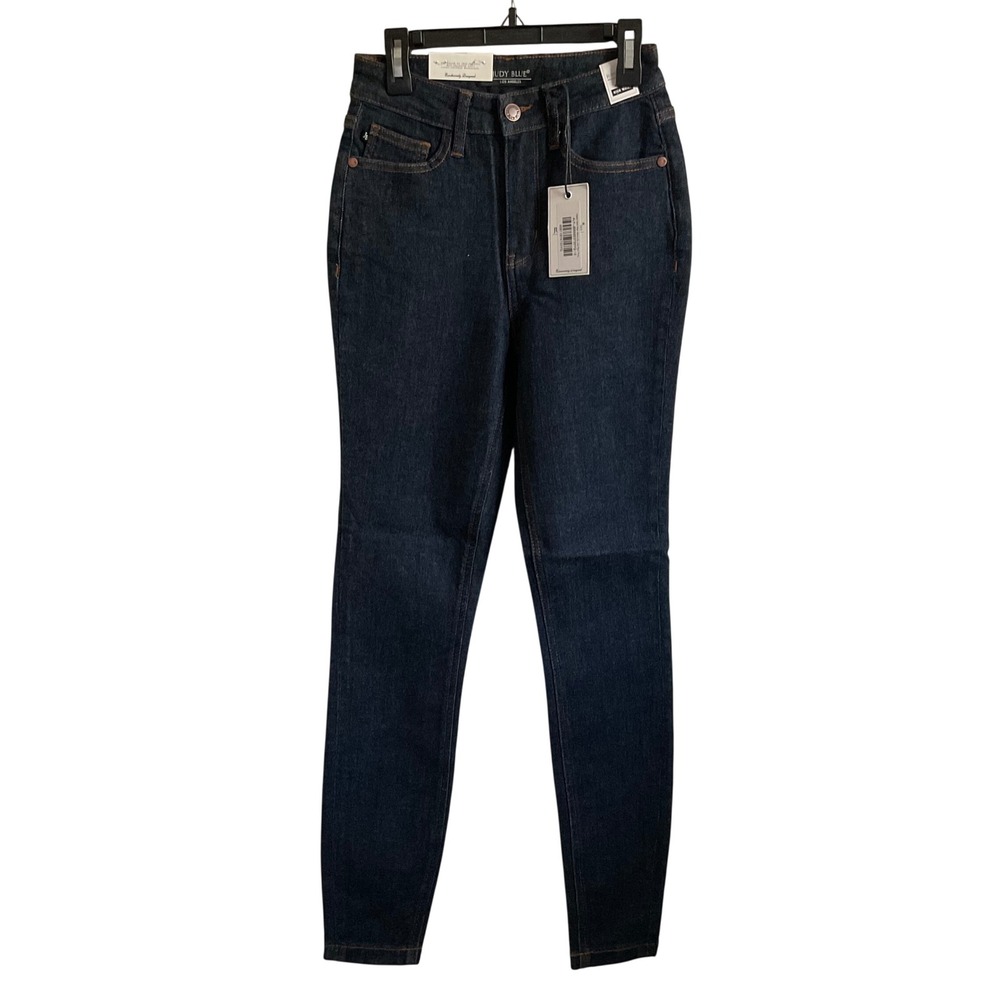 Judy Blue High Waist Skinny Fit Dark Wash Jeans - Size 0 - NEW